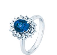 Anello Mirco Visconti Donna Anelli Colore in Oro bianco Zaffiro 0.82 Ct IE82/B20Z - IE82/B20Z